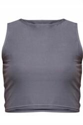 Prettylittlething Szürke Klasszikus Sima Felső Vastag Prettylittlething Vállpántokkal 36