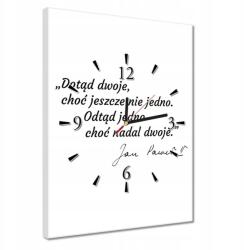 ZeSmakiem Órák 30x40 II. János Pál pápa idézet (H3141M_Z1D_30x40cm AZ)