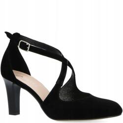 Kotyl Női tornacipő pántokkal Kotyl 7079 Fekete 41 (KOTYL 7079 CZARNY ZAMSZ)