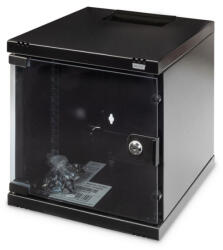 ASSMANN DN-10-06U-B állvány 6U Falra szerelhető állvány Fekete (DN-10-06U-B) - compzone