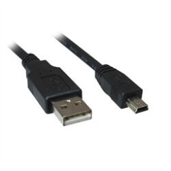 Sharkoon 4044951015580 USB kábel USB 2.0 3 M USB A Mini-USB B Fekete (4044951015580)