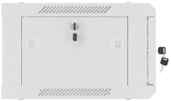 Lanberg WF01-6404-10S állvány 4U Falra szerelhető állvány Szürke (WF01-6404-10S)