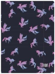 St. Majewski Unipap St. right irattartó mappa A4+ Radírral Unicorn unikornis (5903235643378)