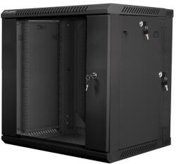 Lanberg WF02-6612-10B állvány 12U Falra szerelhető állvány Fekete (WF02-6612-10B)