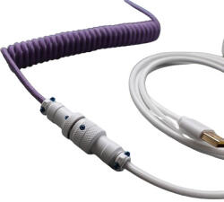 Ducky Premicord USB kábel 1, 8 M USB A USB C Lila, Fehér (DKCC-CTCNC1)