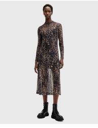 AllSaints hálós ruha, Size 44, állógalléros, állatmintás (596608)