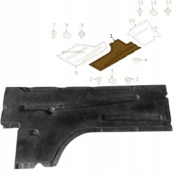 Mertt Bmw 3 G20 G21 2018+ Jobb Oldali Alváz Küszöbvédő Lemez 51757340866