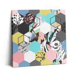 Wallfluent Vászonkép Canvas Ajándék Ötlet Étkezőbe Geometriai Absztrakt (010030010270000074551)