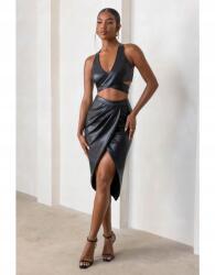  Club L Fekete Bőrutánzat Szoknya (36) (579981)