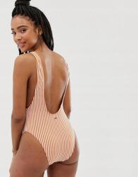 Pull&Bear Pull Bear Egyrészes Csíkos Ruha