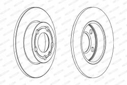 Ferodo Féktárcsa DDF1233C