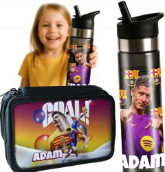 Wyczaruj Prezent Iskolai Tolltartó Kulacs Felszereléssel Barcelona Lewandowski (DZIEŃ DZIECKA DO SZKOŁY URODZINY BARCELONA)