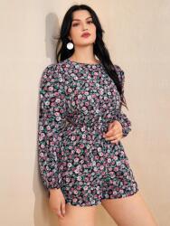 Shein Overál, virágmintás, Boho, Size 52