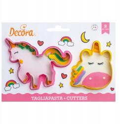 Decora Unikornis kekszlyukasztó 2 db/ Decora (DEC-0255070)