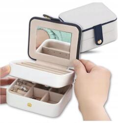  Ékszerdoboz Ékszertartó Szervező Ékszerláda gyűrűtartó bőr tok (7506172292005)