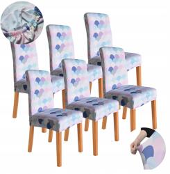 Meble Odnowa Székhuzat, pasztell kerekek mintás, 6 db-os szett, rugalmas (5904178301240)