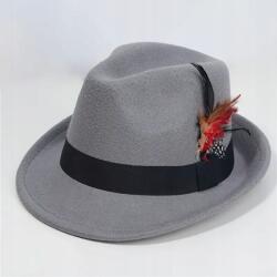  Bajor filc sapka szürke oktoberfest alpen tirol trachten 50-57 cm (692577035587)