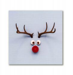 Tulup Canvas fotó 50x50 fali rénszarvas Rudolf Karácsony (ock-50x50-305204322)