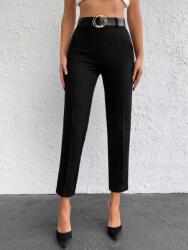 Shein FC14122 Shein Elegáns Nadrág Fekete Szivar Csíkos (38) M