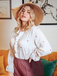 Shein LC52119 Shein Ing Fodros És Szív Mintával 52