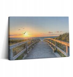 Wallfluent Fotó Művészi Fotótapéta Irodába Nyaralás a tengerparton Németországban 30x20 (010030010150000075920)