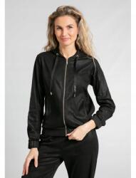 LIU JO Fekete Vékony Fényes Blúz Cipzárral (M) (593679)