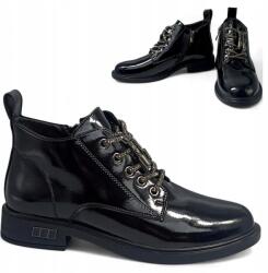 S. Barski 38 Női téli cipő Természetes Bőr lakkozott alacsony sarkú Barski (Barski MR52-124)