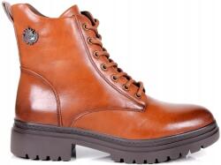 Potocki Női Bakancs Bélelt Téli Bakancs Barna Új (12203 CAMEL)