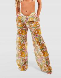 Boohoo Többszínű Hálós Strand Nadrág Hosszú Szellős Boohoo 40