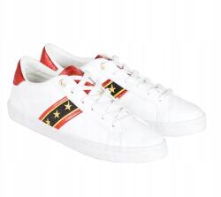 Superdry Fehér Priya Sleek Lo Cipő, Size 41, fűzős, hímzett, egyéb anyag (382760)