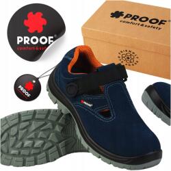 ProofSafety Férfi Cipő Munkavédelmi Szandál Munkavédelmi Cipő Proof S1 méret 44 +matrica (Buty Robocze Męskie KAPS1- 44)