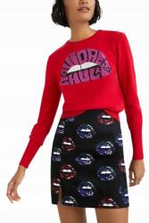 Desigual Fekete Mini Mintás Szoknya (XL) (592737)