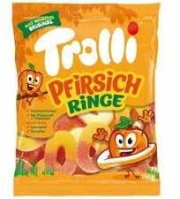 Trolli Pfirsichringe gumicukor őszibarack 150 g (4000512364320)