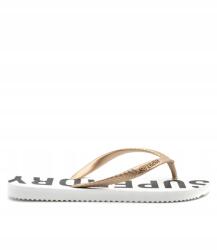 Superdry Flip-flop Papucs, arany, Size 36/37, műanyag (463613)