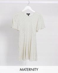 New Look Mini Ruha Krémszínű Pöttyös 36-OS