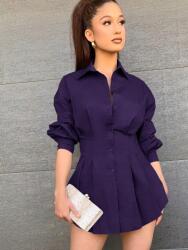 Shein LC51115 Shein Fodros Női Ing (40) L