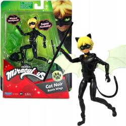 Playmates Toys Miraculous fekete macska figura szett macska noir kiegészítők katicabogár Adrien (50403)