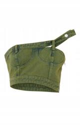 Prettylittlething DC36209 Crop Egyvállas Farmer Felső Prettylittlething (11) M