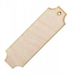 Loveart Könyvjelző Fa Loveart 15x5cm kanyarokkal Decoupage dekoráció (LVSK-1055)