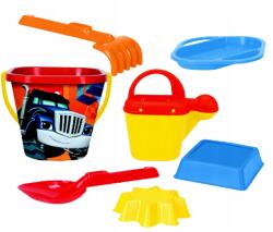 Wader Homokozó szett Fürdőhöz 7 db-os Vödör (WADER - Blaze komplet do piasku 7 el.)