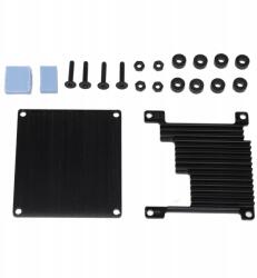  Alumínium Ház Orange Pi Zero 3-HOZ Ventilátorral, Fekete (2612240001511)