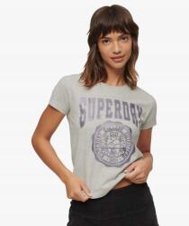 Superdry Szürke Csillámos Nyomott Mintás Póló (38) (590343)