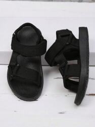 Shein gyerek szandál, fekete, Size 26, tépőzáras