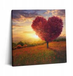 Wallfluent Canvas kép az előszobába A szeretet fája szív alakú (010030010270000007212)