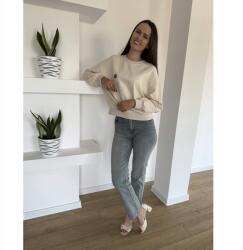  Ekrü macis pulóver