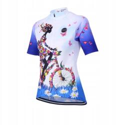 Madani Női kerékpáros mez Spring Madani M-es méret, Fehér szín (CBK03-0000M-05-01)