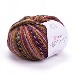 YARNART Heritage Fonal 50g/125m gyapjú melange 335 (HERITAGE 335)