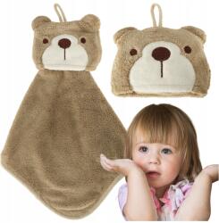  Törölköző archoz Gyerekeknek puha Barna Maci 42x25cm (4527)