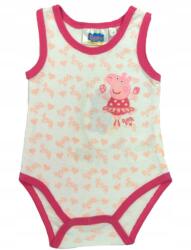 Disney Peppa malac ujjatlan body c. rózsaszín-fehér 74cm (7EN5644-1/71)