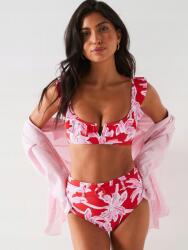  Everyday Piros Mintás Fürdőruha Felső (38) (597052)